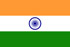 The flag of India