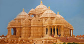 Le temple Akshardham à Delhi